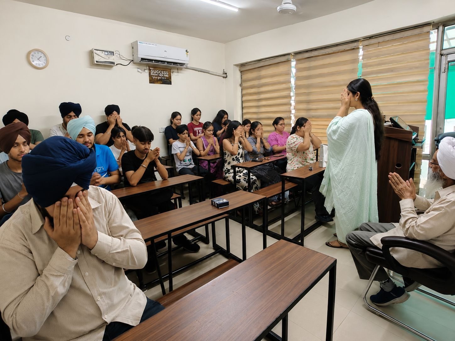 Dr (Col) Rajinder Singh Guides Students on How To Overcome Exam Stress
