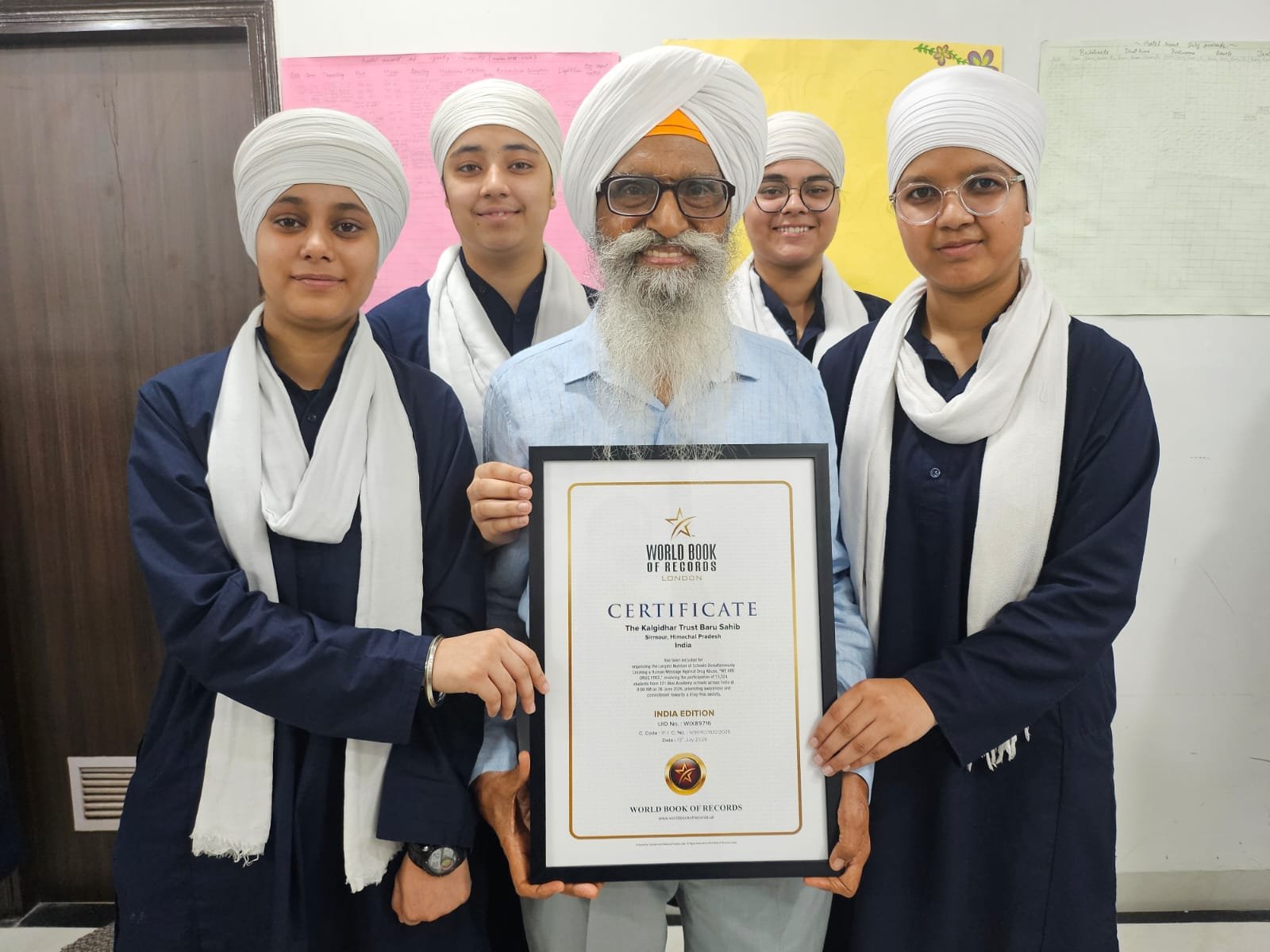 World Record. Drug-Free Campuses