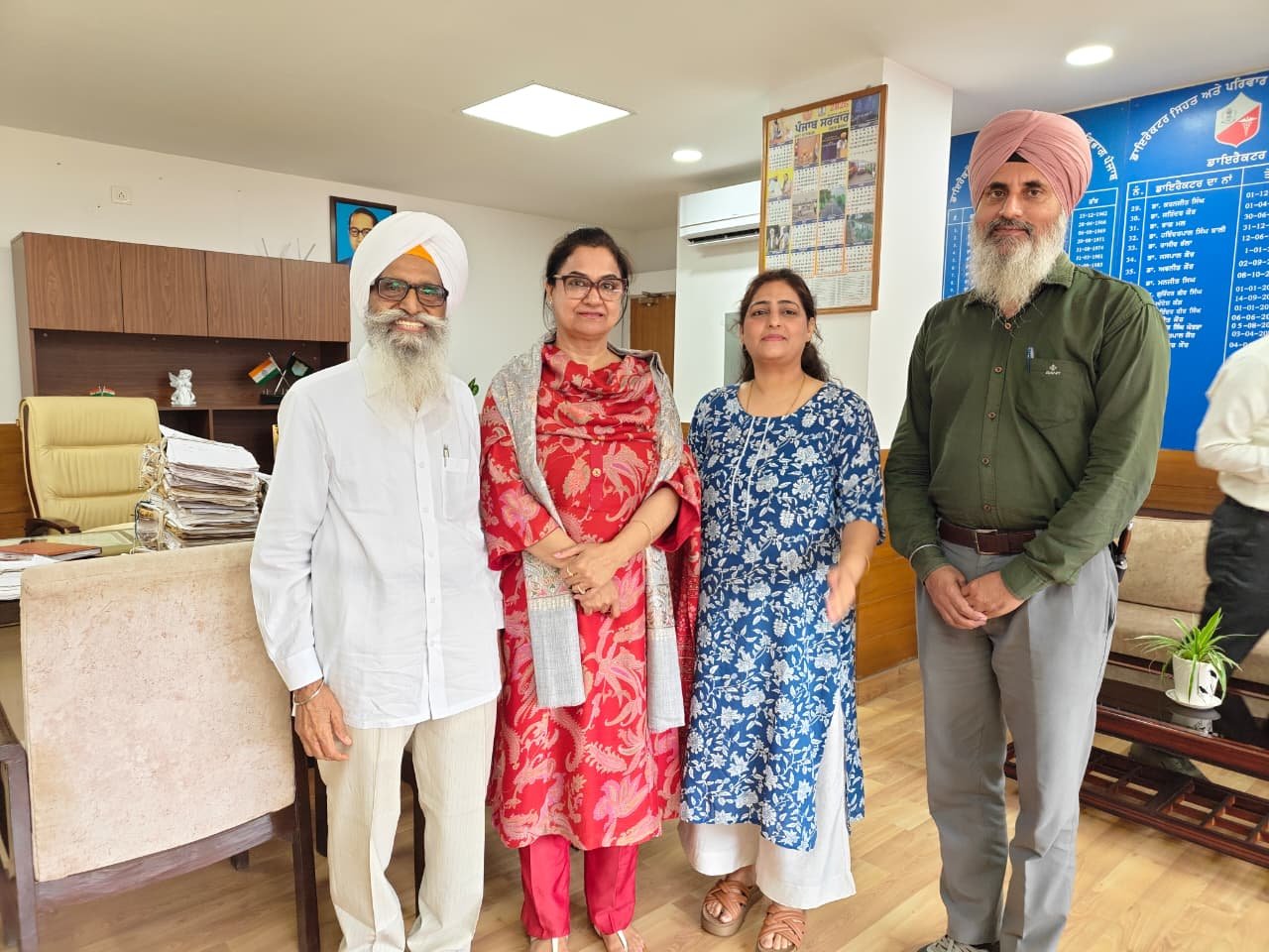 Dr. (Col) Rajinder Singh Meets Punjab Health Services Director to Strengthen Anti-Drug Initiatives